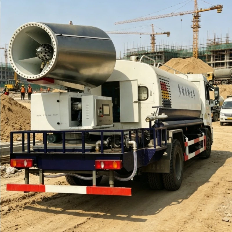 Mobile Type Automatic Diesel Fog Cannon Dust Spray Water Fog Cannon 8-12m Range 4x2 Drive Truck-Mounted CE Certified Fog Cannon