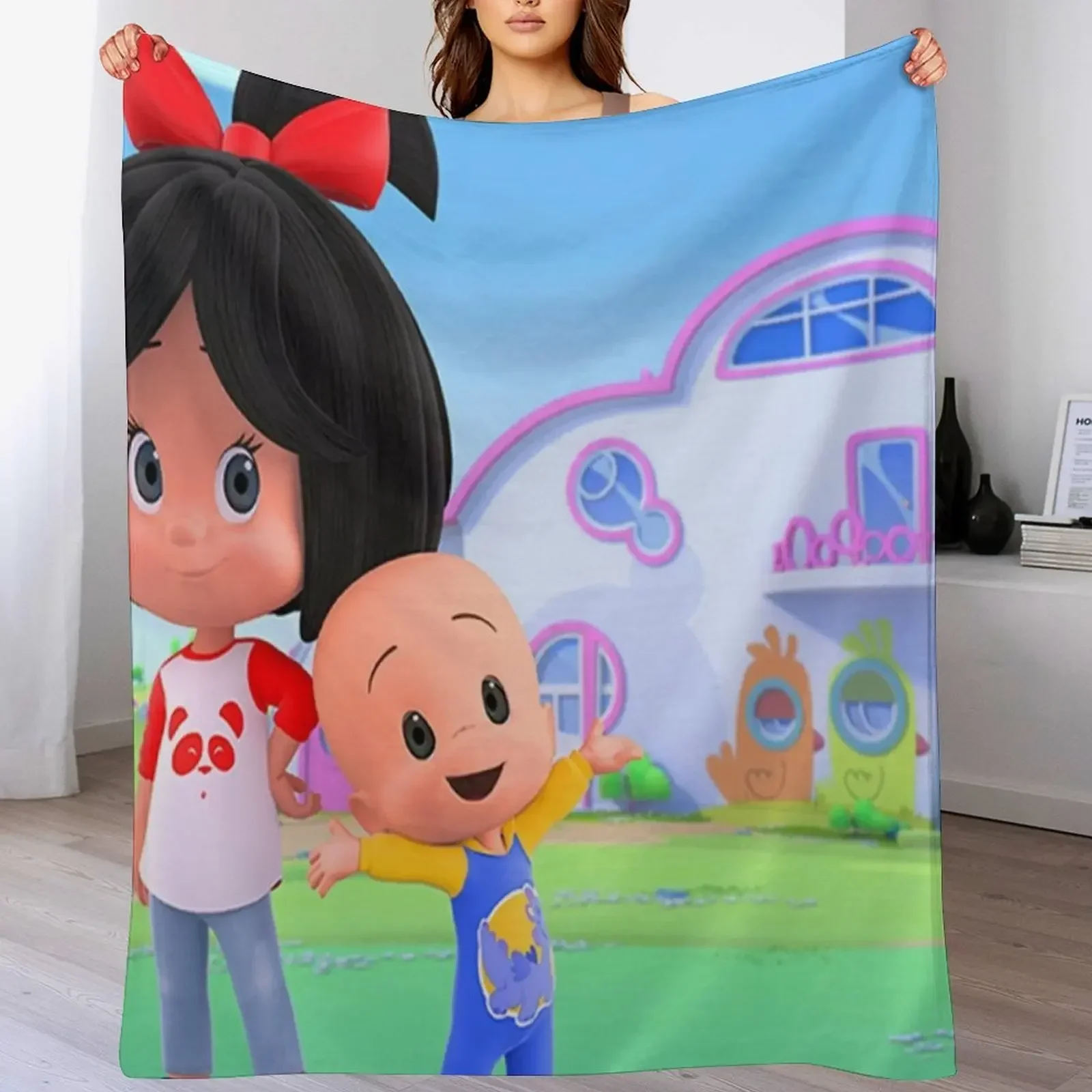 

Cleo & Cuquin Gift For Fans cleo and cuquin birthday Throw Blanket Modern Design Soft Blanket for Home Decor