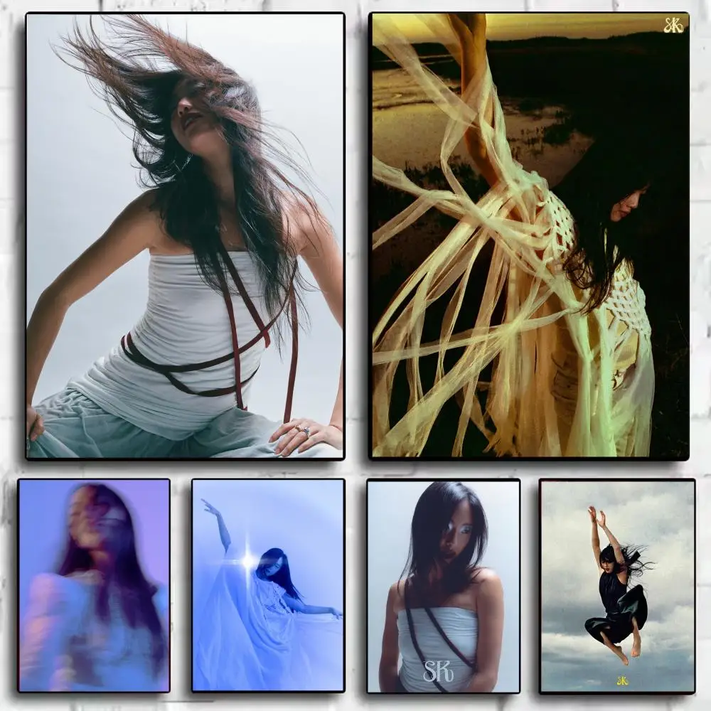 Singer S-Sarah Kinsley Poster Aesthetic Wall Art Canvas Trendy Bedroom Room Home Cafe  Decor