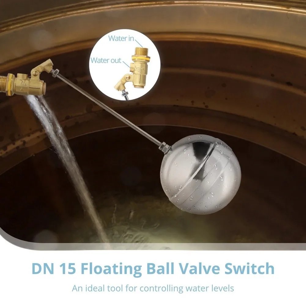 DN15 Stainless Steel Float Ball Valve Featuring Erosion Resistant Construction for Demanding Installation Sites