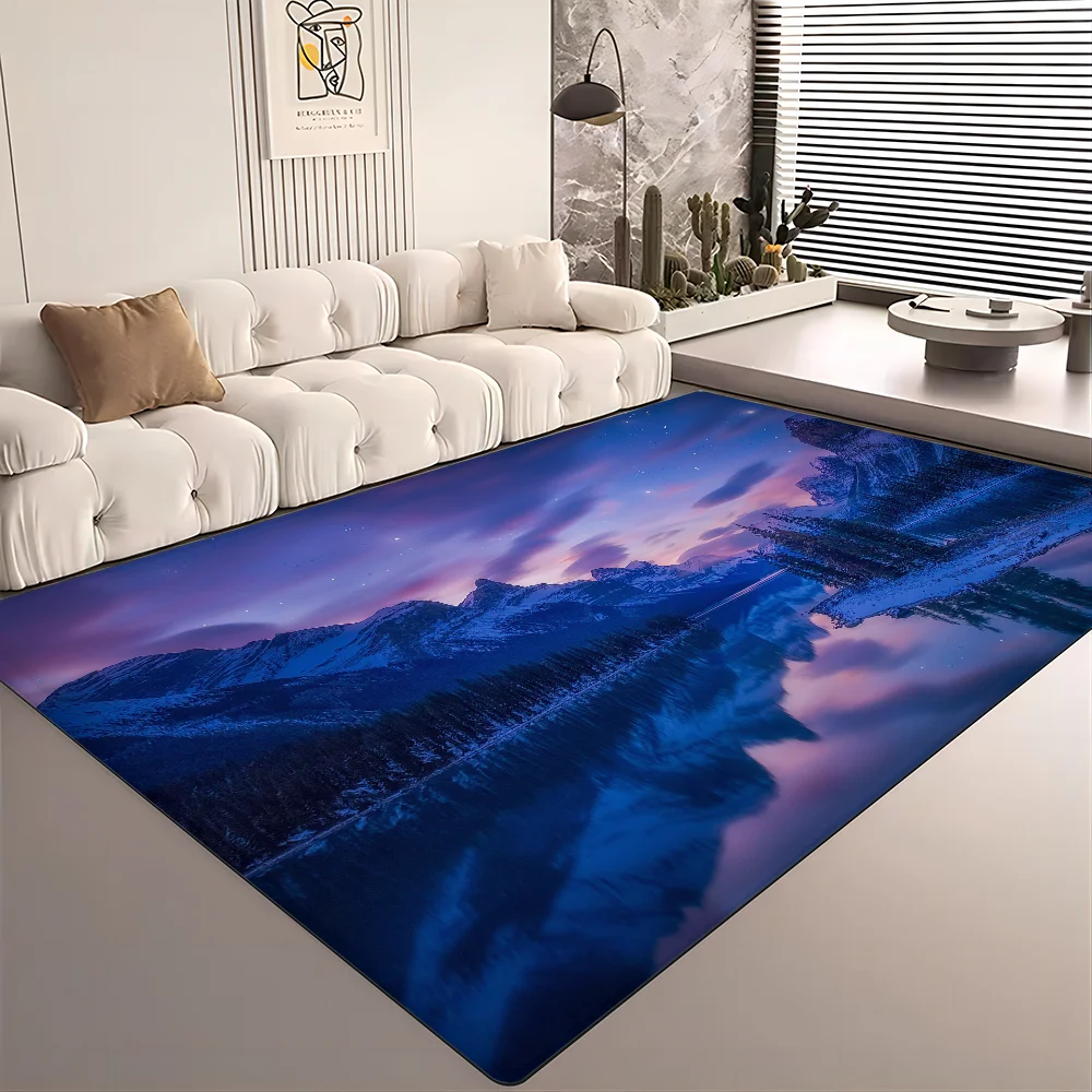 

Cloud Mountain Floor Mat Bathroom Mat Anti-slip Absorb Water Long Strip Cushion Bedroon Mat Welcome Doormat