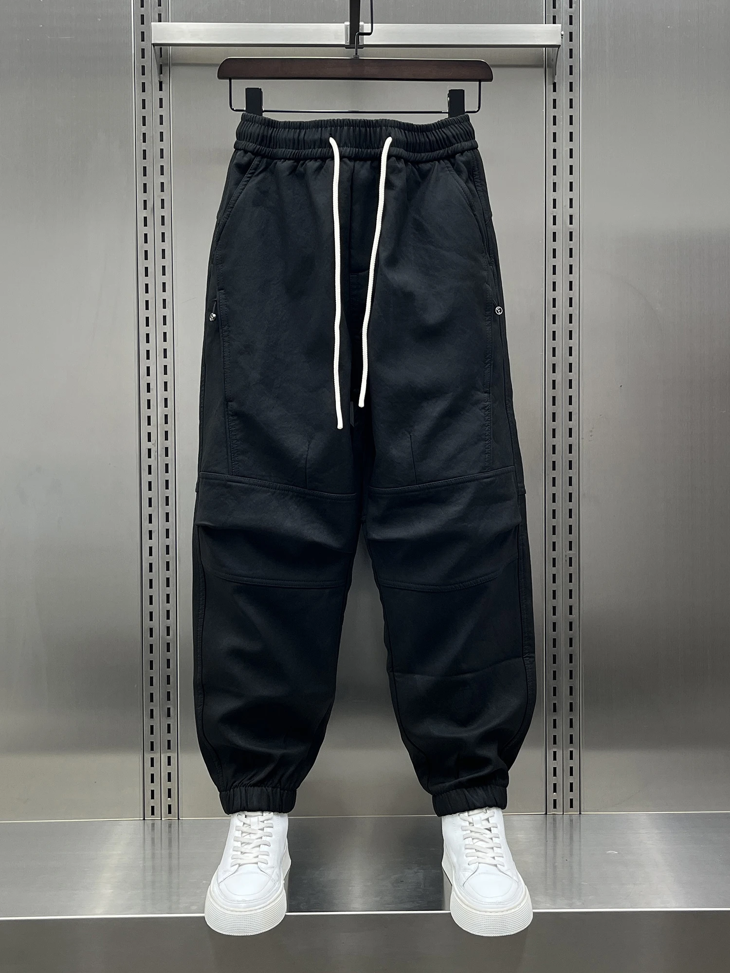 

Autumn Winter Thiened Fce Harlan Cuffed Pants Loose American High Street Cool Workwear Sports Pants Youth Casual Trousers