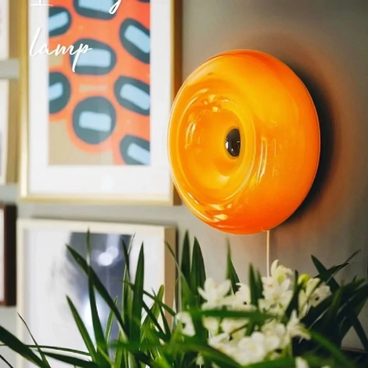 

Wembley donut wall lamp bedroom touch decoration Bauhaus living room bedside ambience table lamp