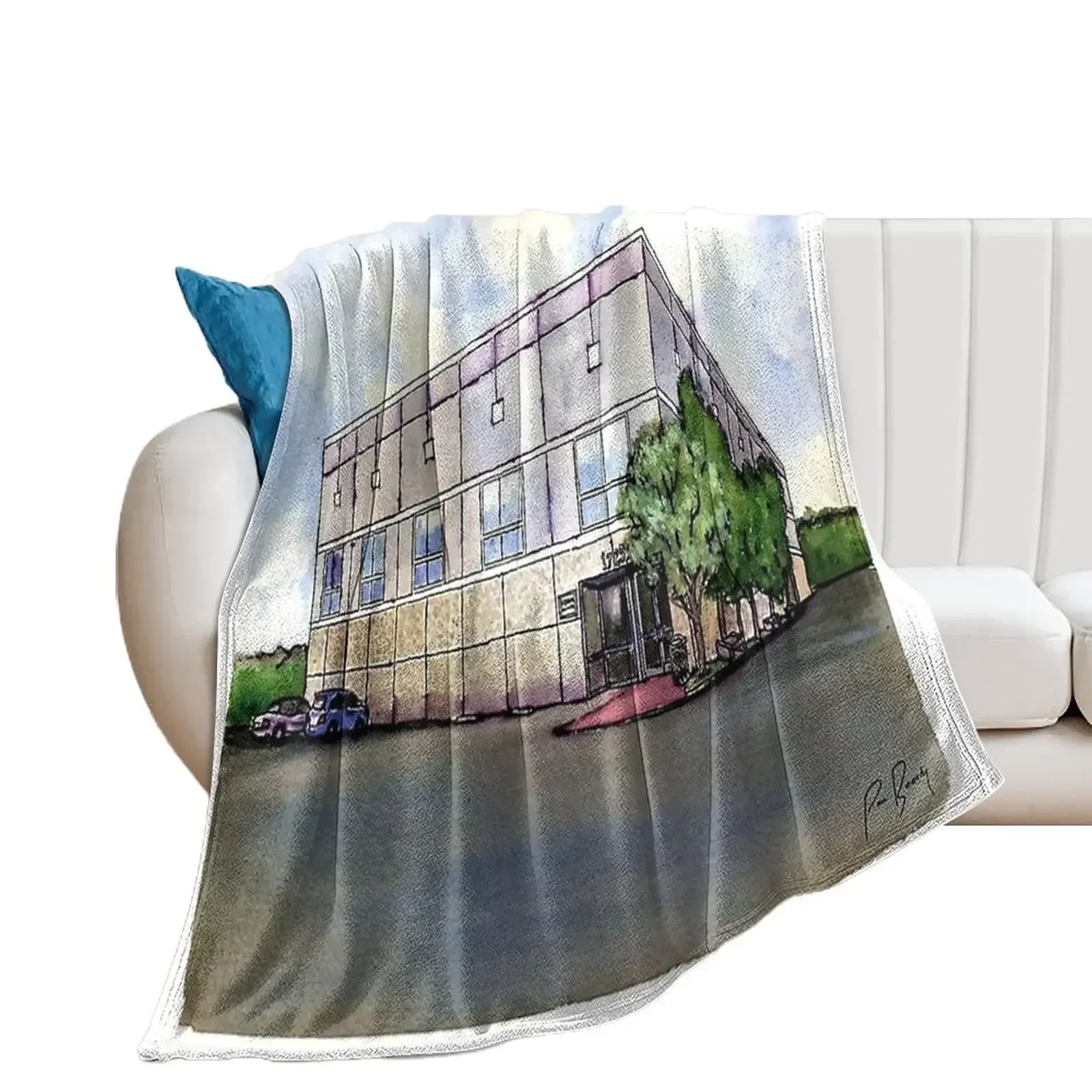 The Office By Pam Beesly(Halpert) Throw Blanket Loose blankets and throws Blankets