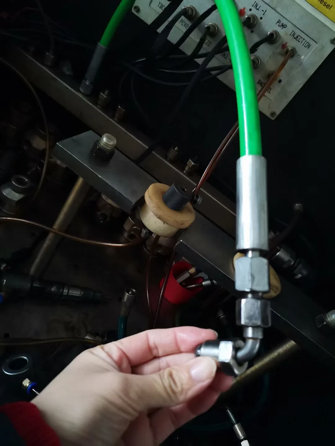 Diesel Common Rail Test Bench Pipe Connector Part Fuel Injector Pump Connect Joint to Common Rail Fuel Tube