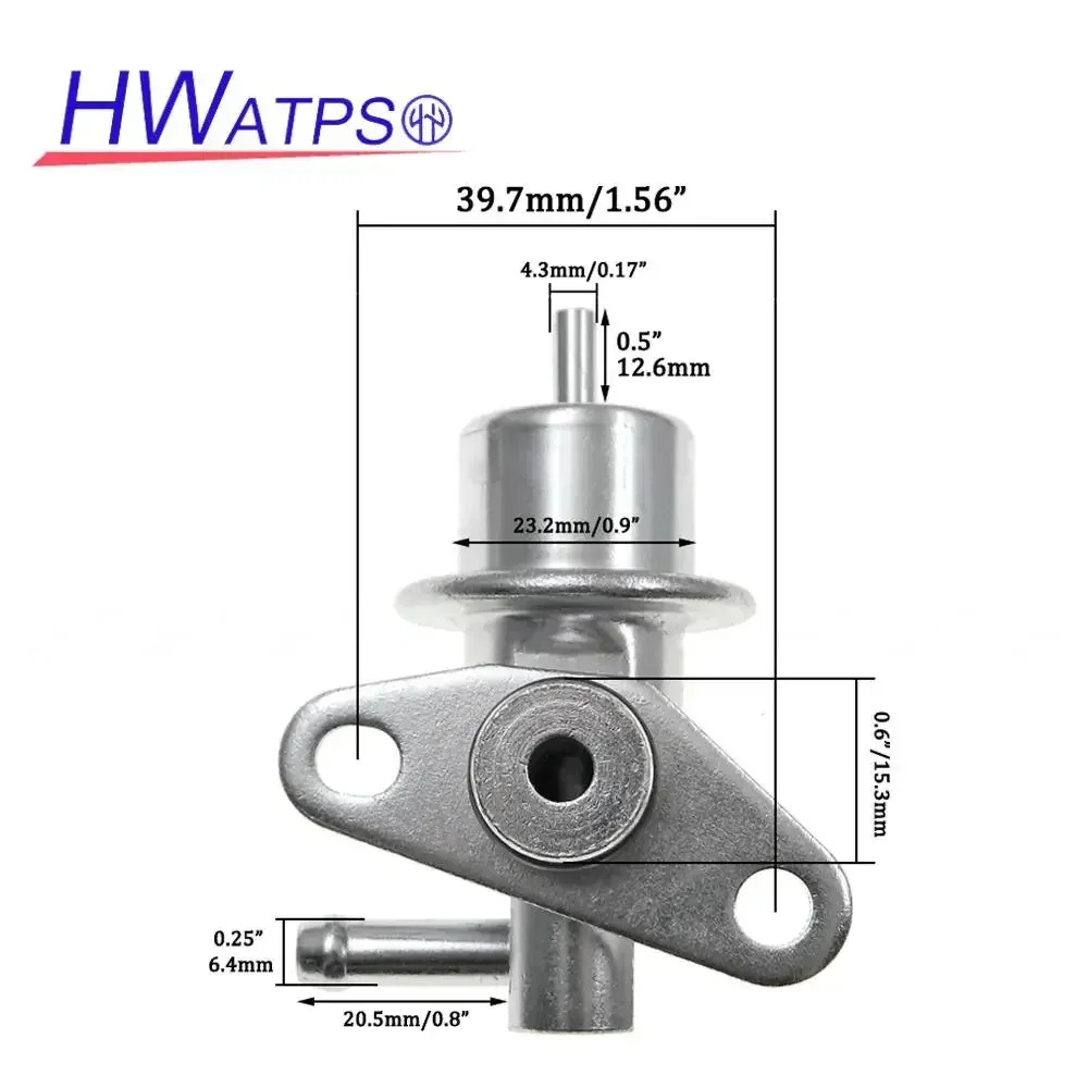 3.5 Bar Fuel Pressure Regulator For Mitsubishi Montero Sport Triton L200 Pajero Challenger V6 1991-2006 MD322986 PR4193 PR249