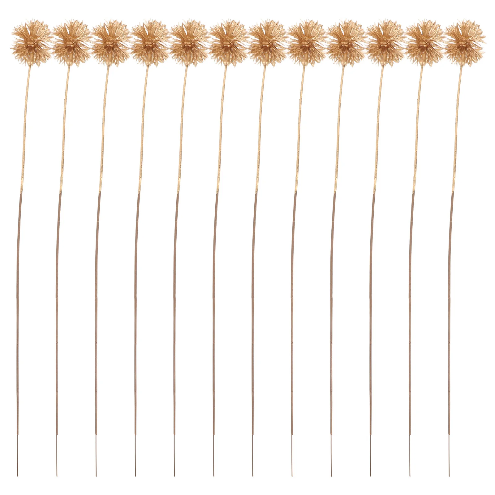 

12Pcs Golden Christmas Plant Picks Glittered Faux Stems for DIY Wreath Making Table Centerpieces Holiday Garland Decor