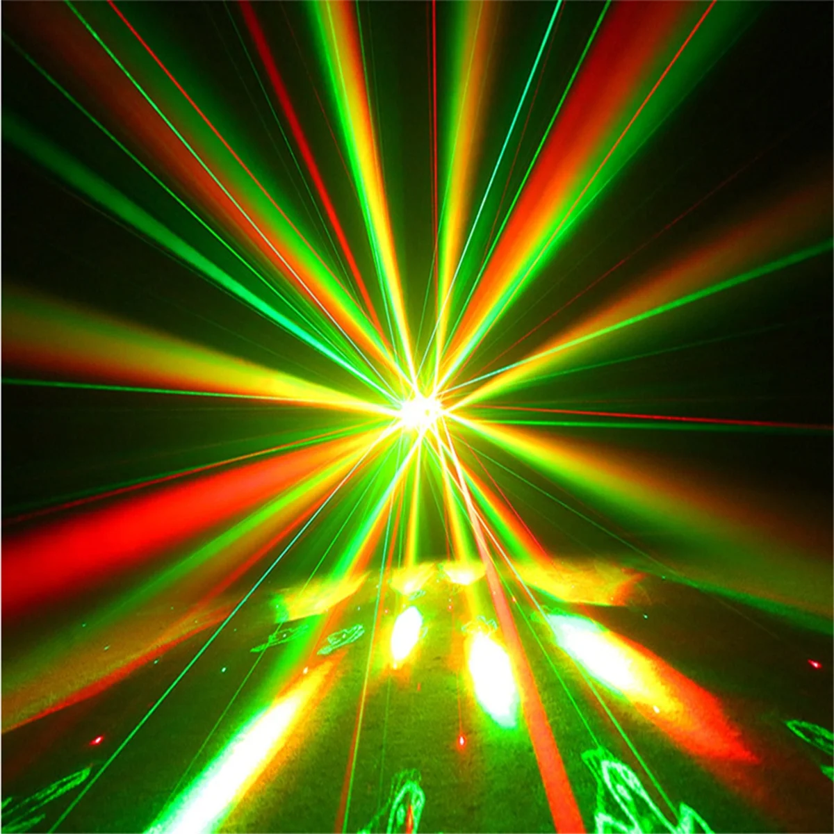 Lumière de scène activée par le son, 80W, auto par télécommande DMX, pour mariage, club de danse, prise UE