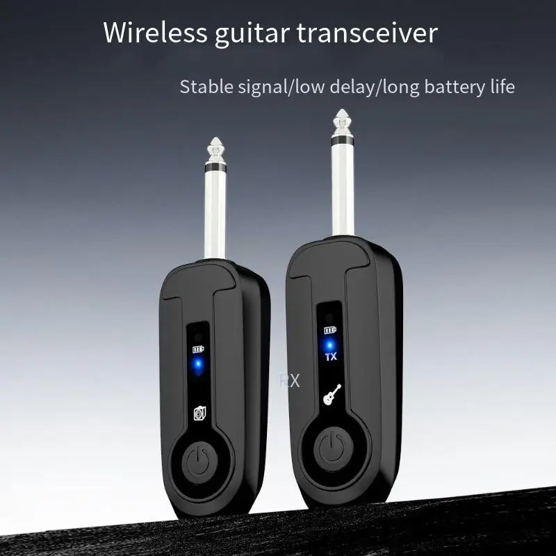 

2.4G wireless guitar bass speaker audio transmitter wireless audio transmission and receiver portable rechargeable