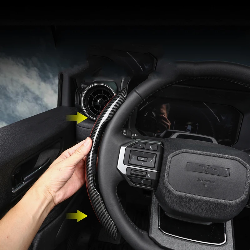 Suitable for Prado 24-26 LC250 steering wheel handle sleeve clip ultra-thin sweat absorbent modified interior accessories
