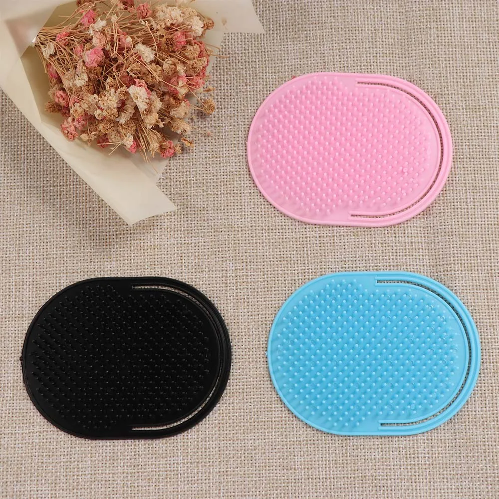 Black Hair Comb Brush Hair Washing Plastic Massage Brush Scalp Body Shower Travel Pocket Shampoo Comb Men