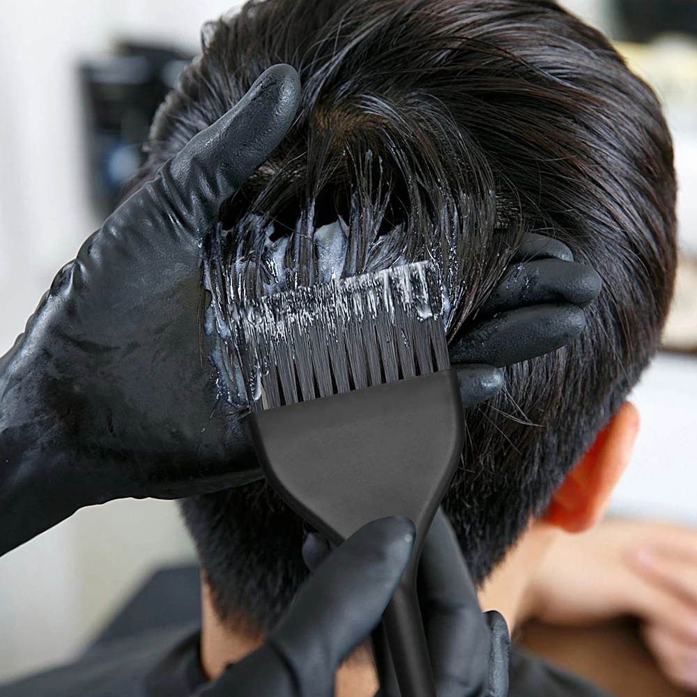 Arc shaped Hair Dye Brush Plastic Hair Coloring Applicator Brushes Comb Barber Dyeing Tools Salon Styling Accessories ﻿