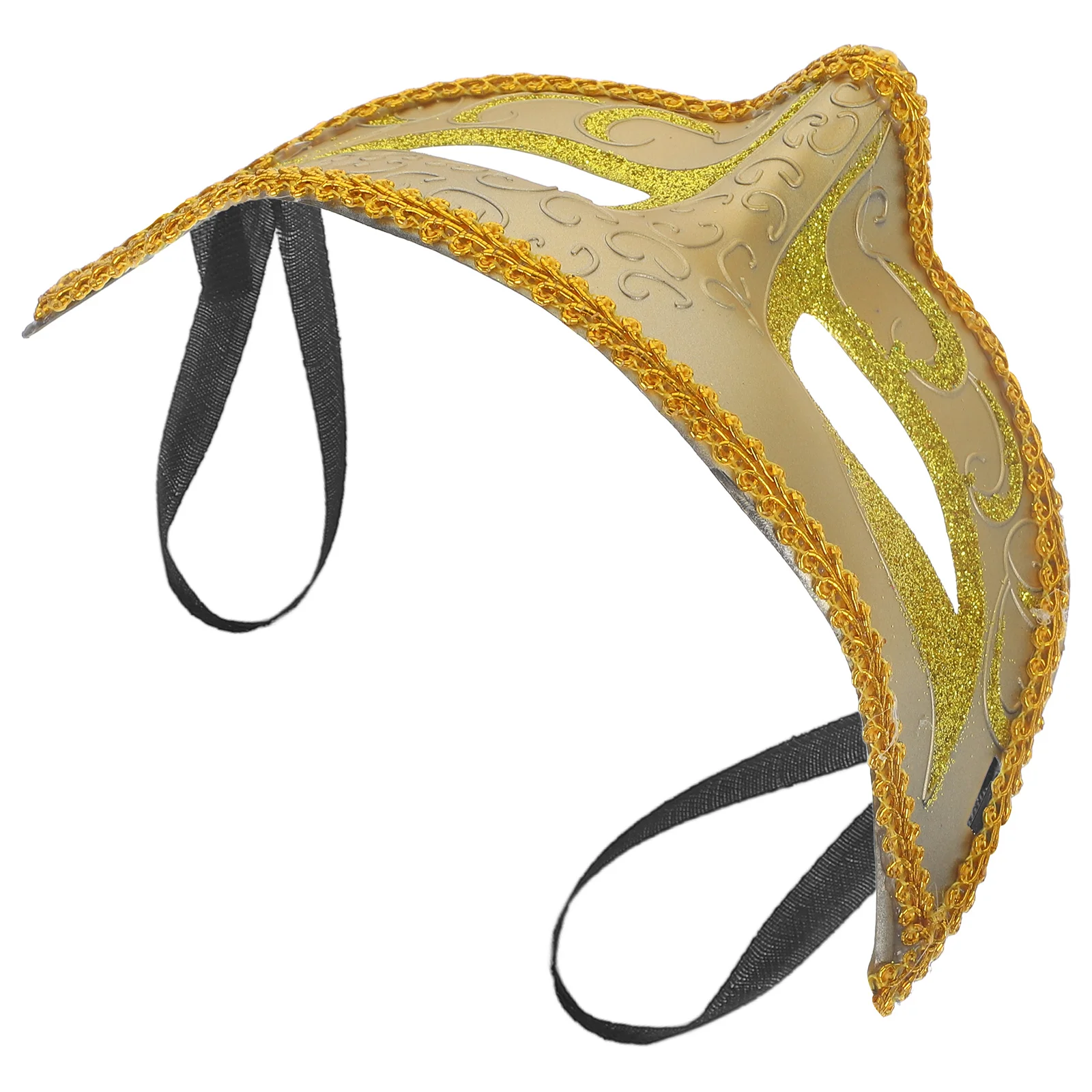 

Golden Half-face Masquerade Masks Vintage Lace Costume Party Prop Halloween Accessories Cosplay Photography