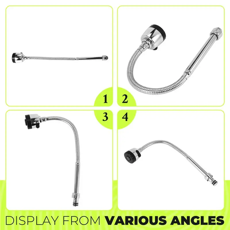 Y42A-Kitchen Faucet Plumbing Hose Universal Tube Stainless Steel Faucet Can Be Shaped Deformation Tube Splash Faucet Kitchen Fau