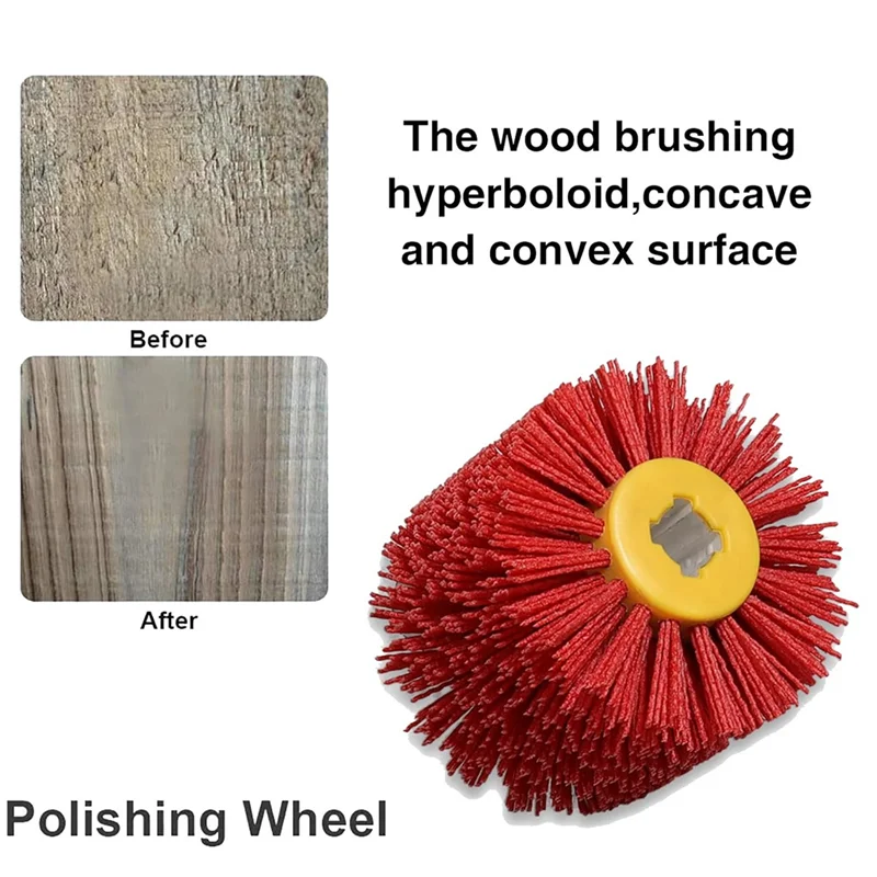 ABDJ-80 Grit Drawing Wheel Drum For Paint Rust For Removal, Surface Conditioning Tool Drum, 4.7