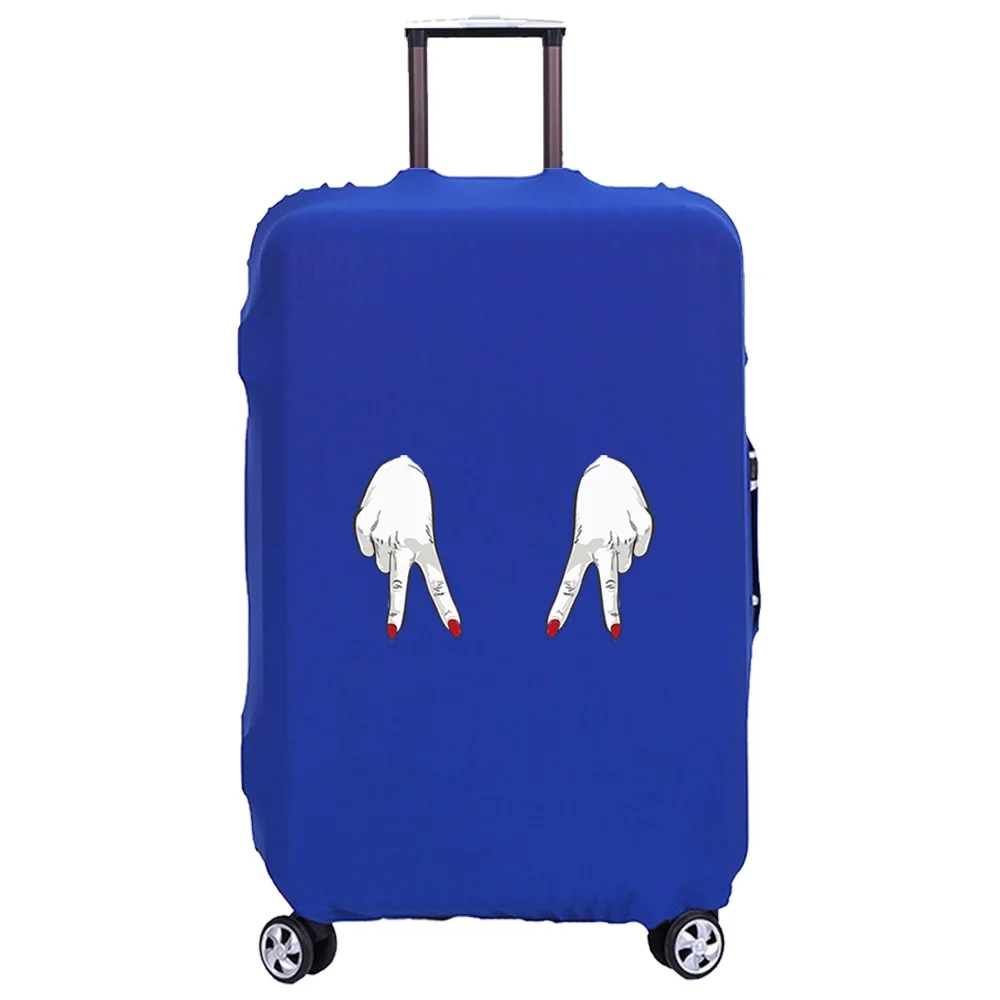 Travel Essentials Luggage Cover for Traveling Accessories Trolley Protector Suitcase Case Chest Print Dust Protective Covers