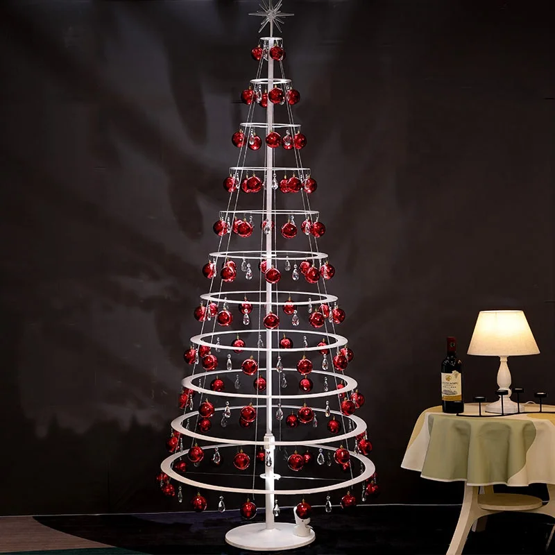 Popular Interior Decor Rotatable Light Emitting Diode Crystal Christmas Tree Home Office Patio Store Showcase Party Holiday