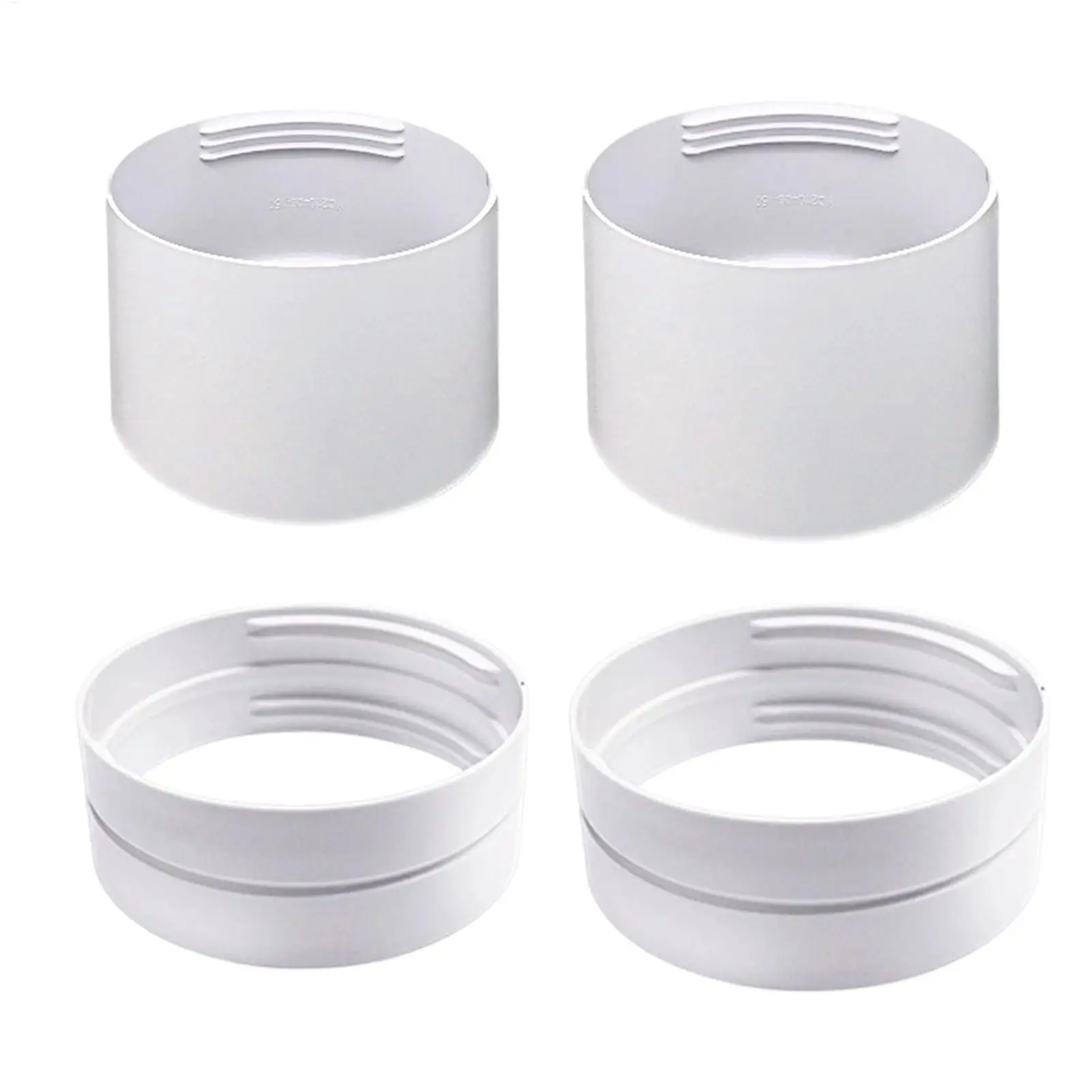 AC Hose Coupler Universal Air Conditioner Exhaust Connector with Leak-Proof Seal, 130/150mm Adapter for Window Outlet Extension