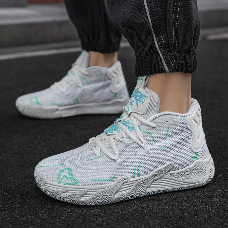 2026 New Basketball Shoes Men Breathable Comfortable Sneakers Training Sports Basketball Sneakers Women Shoes Free Shipping view 3