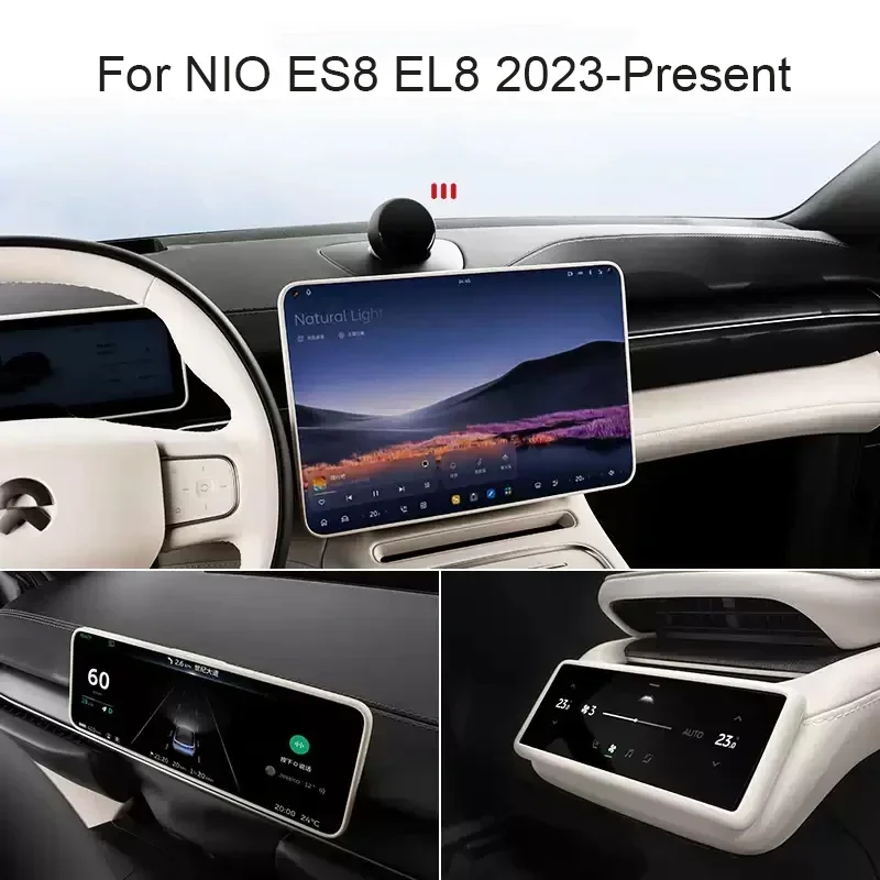 

Car Navigation Screen Protective Silicone Cover Dashboard Display Rear TV Screen Cover Accessory For NION ES8 EL8 2023-Present