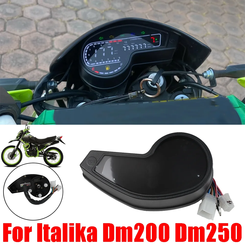 For Italika Dm200 Dm250 DM 250 200 Motorcycle Digital Speedometer Dashboard Instrument Tachometer Odometer Gear Display Meter