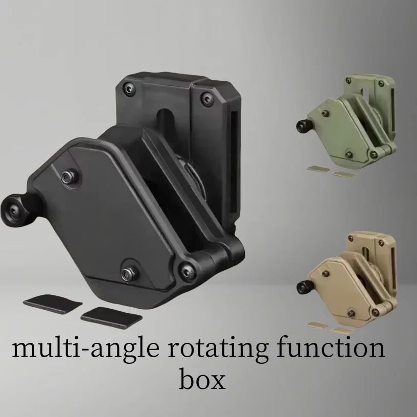 Multi angle rotation function box compatible with 1.5-inch belt, portable disassembly of tactical equipment, movie props