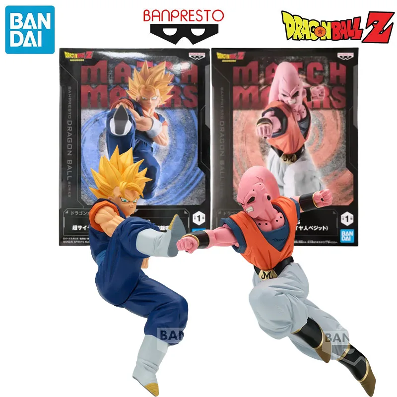 

Bandai Genuine Banpresto MATCH MAKERS Dragon Ball Z Anime Character Vegetto Majin Buu for Kids Gift Collection Action Toys Model