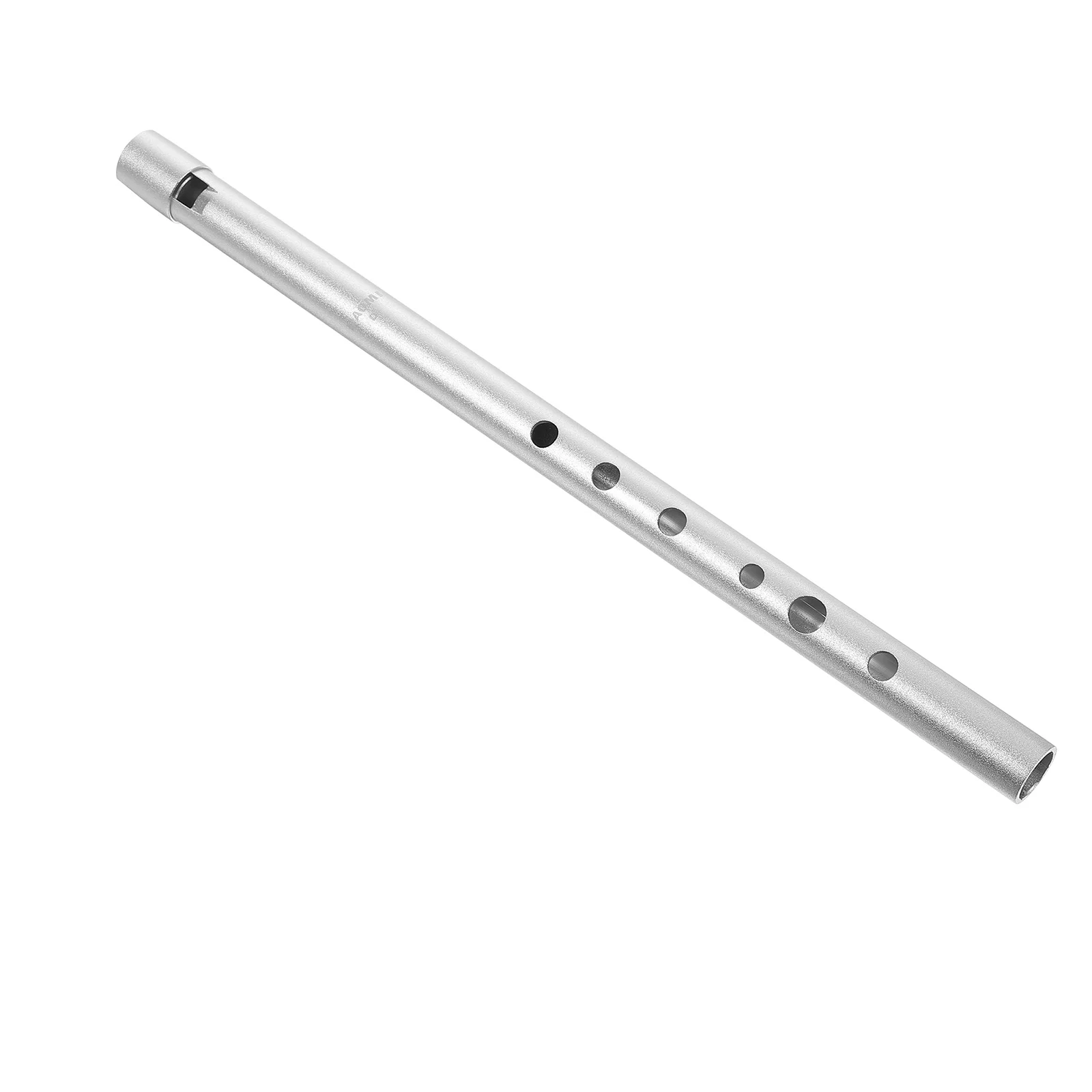 

1pc D Whistle Fern Kids Clarinet Instrument Silver Aluminum Alloy Flute For Student High-Quality 6 Hole Wind Instrument Portable