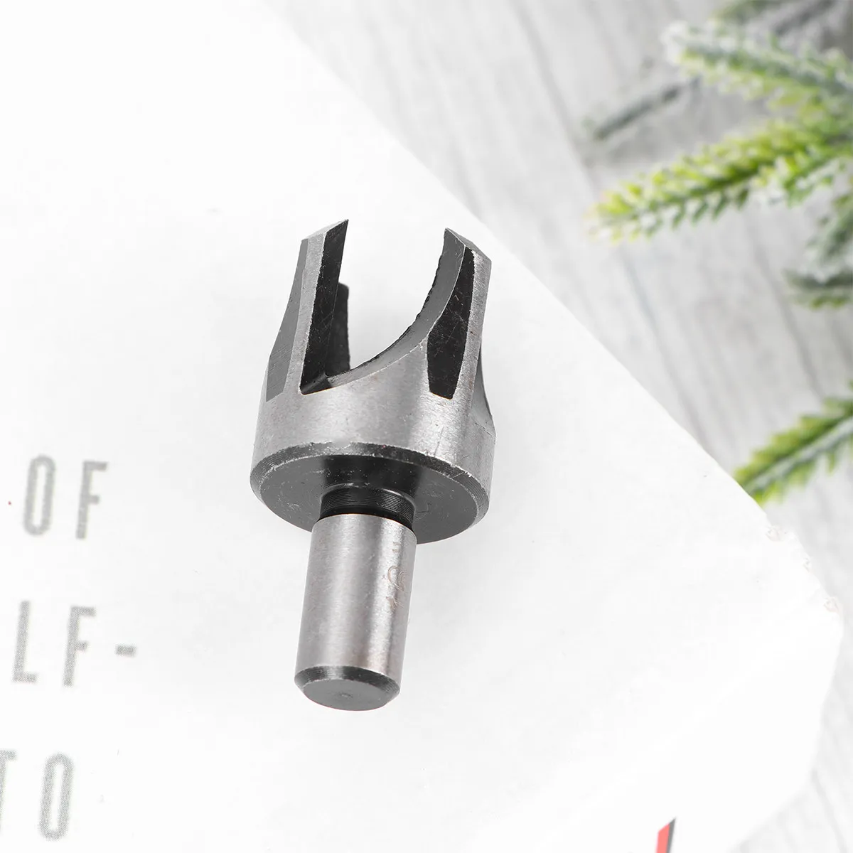 4Pcs Wood Plug Cutters Hardened Carbon Steel Straight Tapered Chamfered Cutter Sets for Countersink Hole Repair