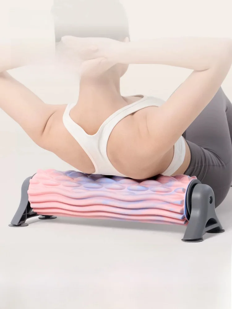 keep-yoga-column-fitness-foam-rollers-con-supporto-ruota-massaggiante-professionale-strumento-per-dimagrimento-gambe-bastone-fisso-a-dente-di-lupo