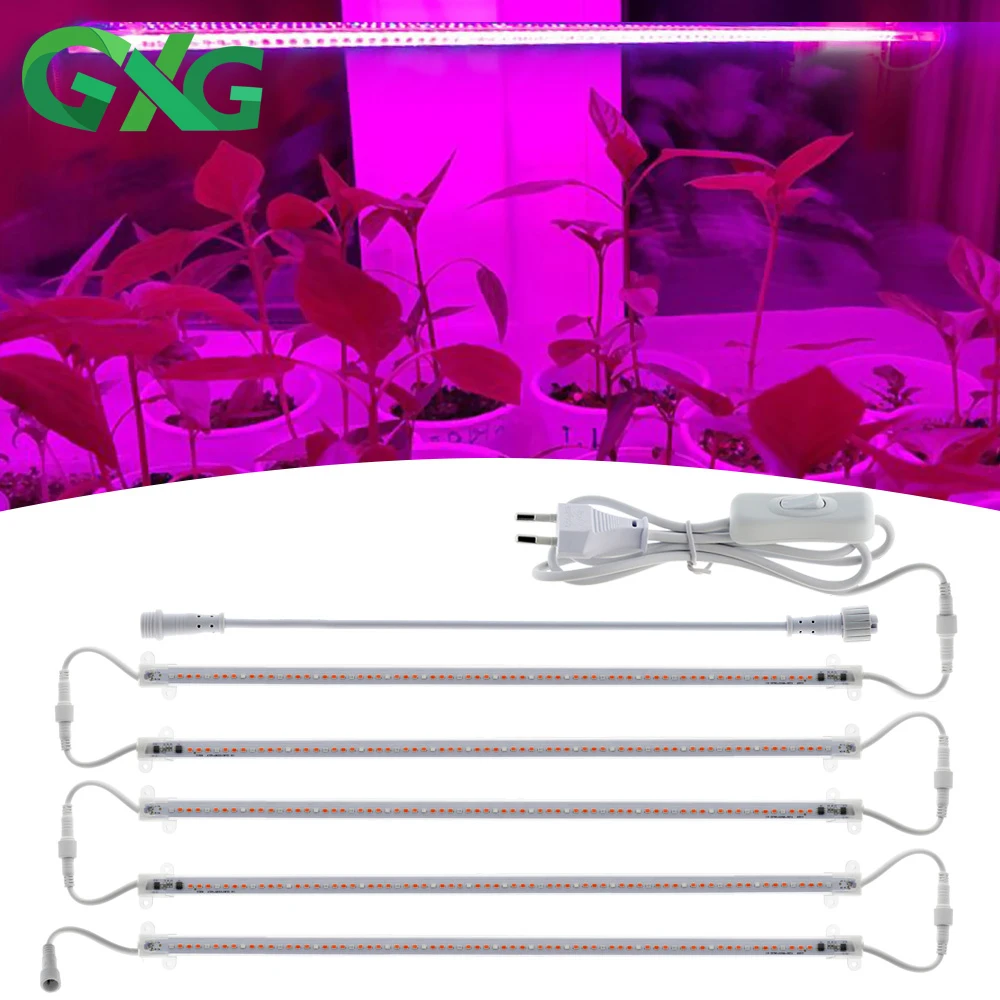 Tubes Lumineux de Croissance LED 220V 7W, Barre Lumineuse Complète pour Plantes d'Nik, Aquarium, Serre, Tente, Lampes Lauren