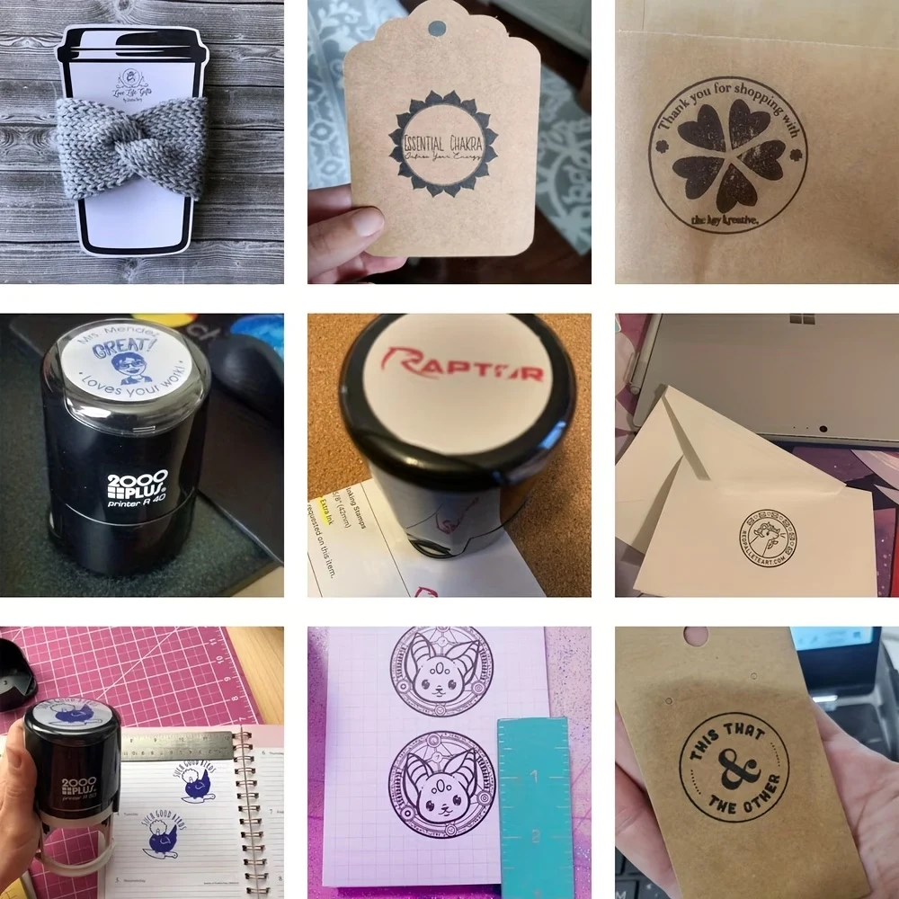 Carimbo Personalizado com LOGO - Rubber Date Stamp avaliação e preço