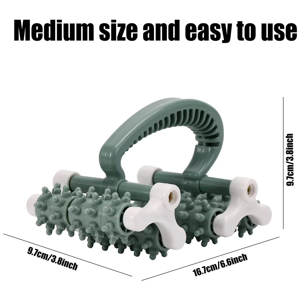 Handheld Massage Roller for Cellulite,Deep Tissue Trigger Point Tool for Fascia Release,Muscle Roller for Legs,Back,Thighs,Butt