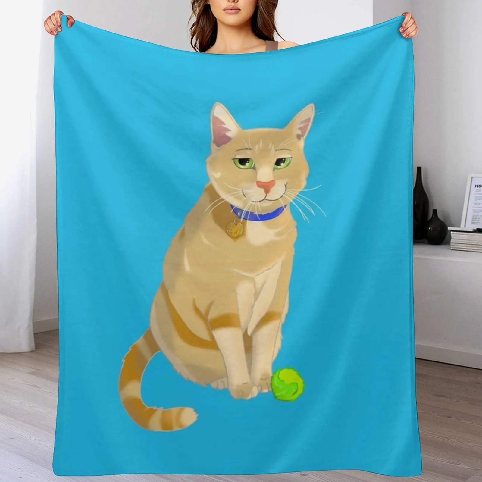 Rex Throw Blanket Ultra Soft Flannel Fleece Blanket for All Seasons