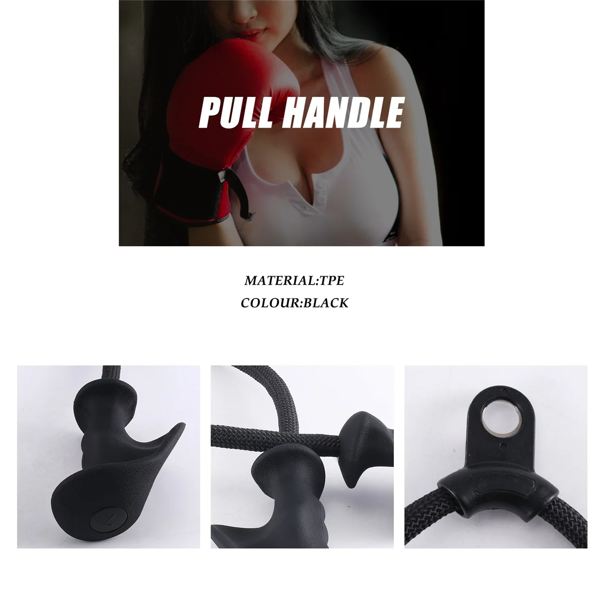 Эргономичный телефон с противоскользящей рукояткой из натурального каучука для большего количества мышечных волокон-спортивный канат для отжиманий