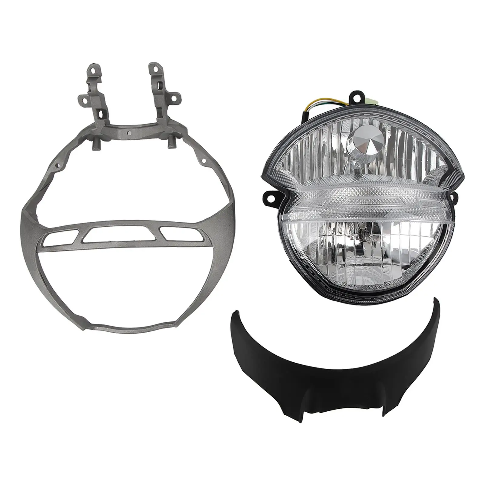 Headlight Assembly Motorcycle Headlamp Cool Style Anti Rust Heat Dissipation Weatherproof Clear View for monster 1100 1000