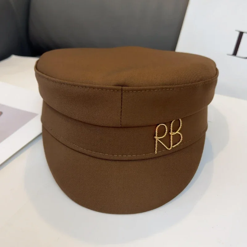 New Arrival 2025 Fashion Women Newsboy Caps Brand Designer Baker Boy Cap Spring Flat Caps with Letter