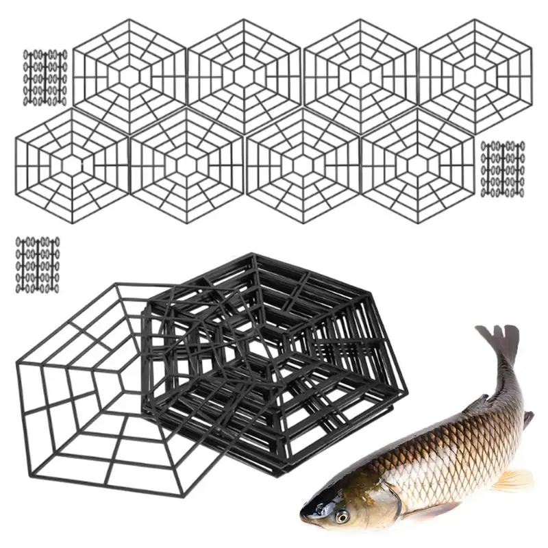 20 Pcs Pond Fish Protector Net Pond Floating Net Hexagonal Mesh Design Shrimp Protection Pond bird protection mesh