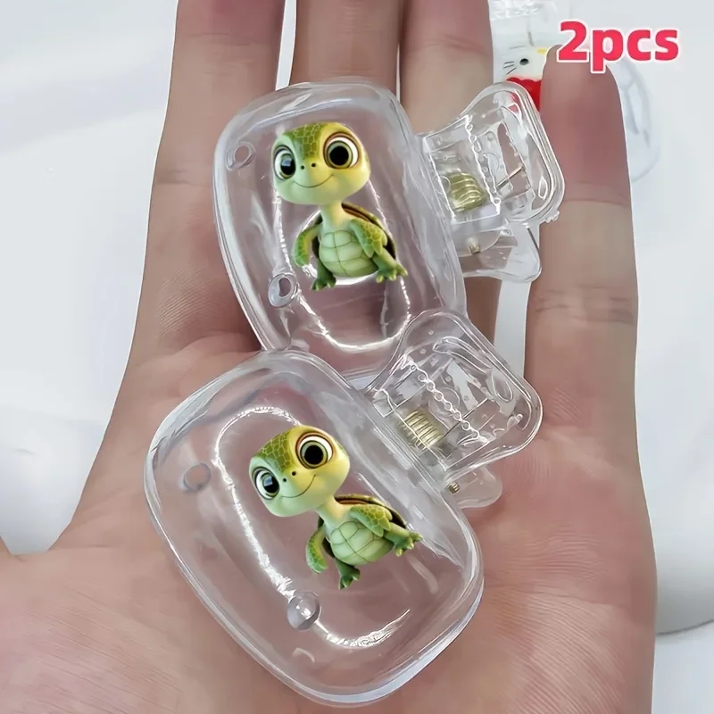 2pcs Sea Turtle Transparent Toothbrush Dust Cover Suitable for Travel Sets Essentials Dormitory Use Gift For Friends And Boys