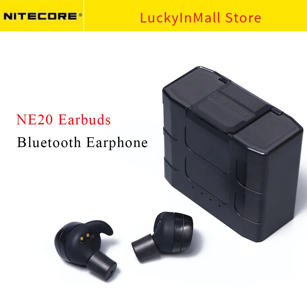 

Nitecore NE20 Ultrafast Noise Compression Earbuds Memory Earphone Electronic Hearing Protection W/ Bluetooth Earplugs Shooting