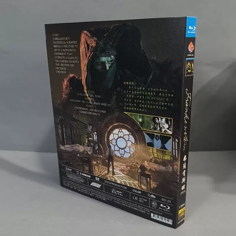 New and Unopened Frankenstein 2025 Blu-ray Disc Directed by Guillermo del Toro
