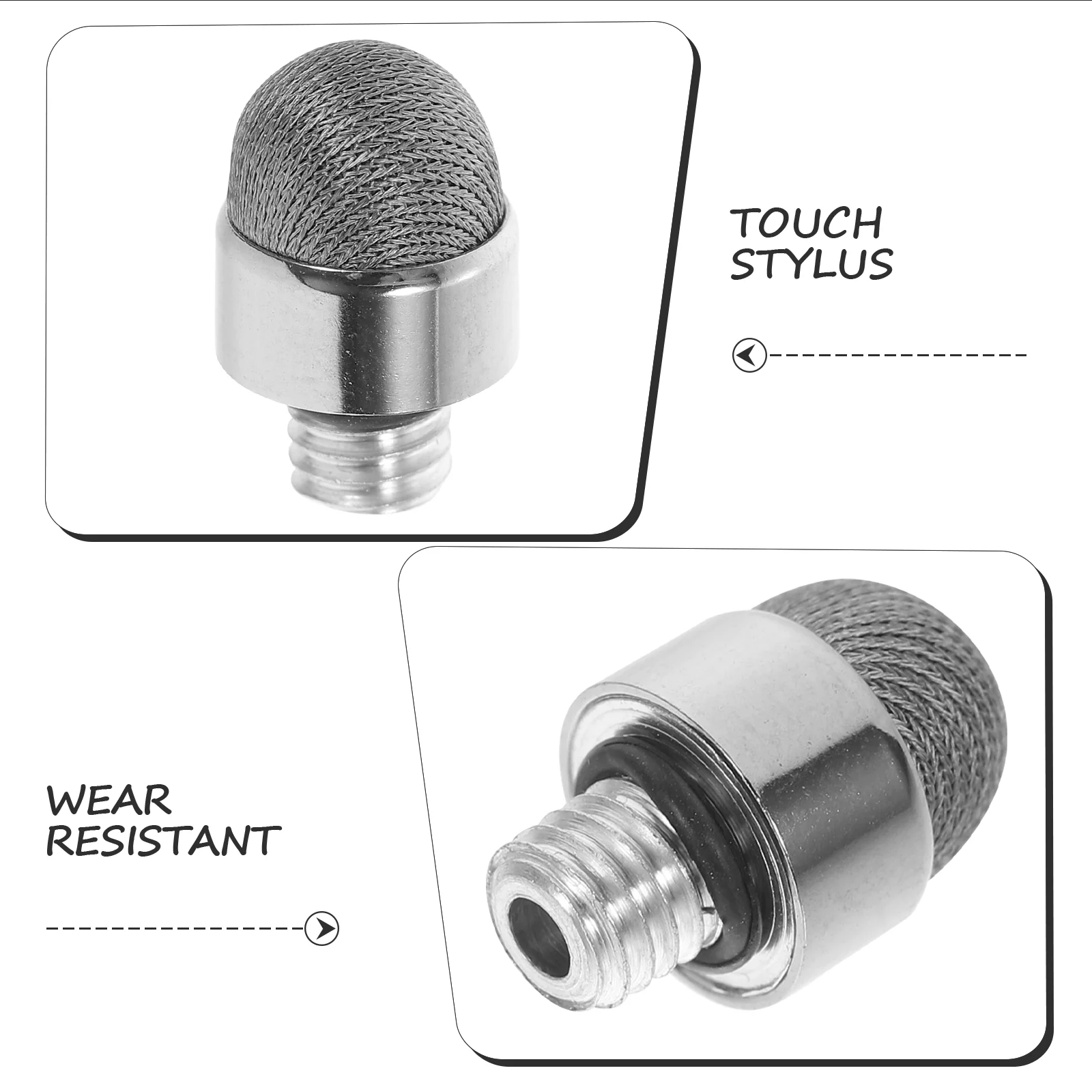 5 Pcs Capacitive Pen Tip Stylus Tips Replacement Only Supplies for Touch Screens