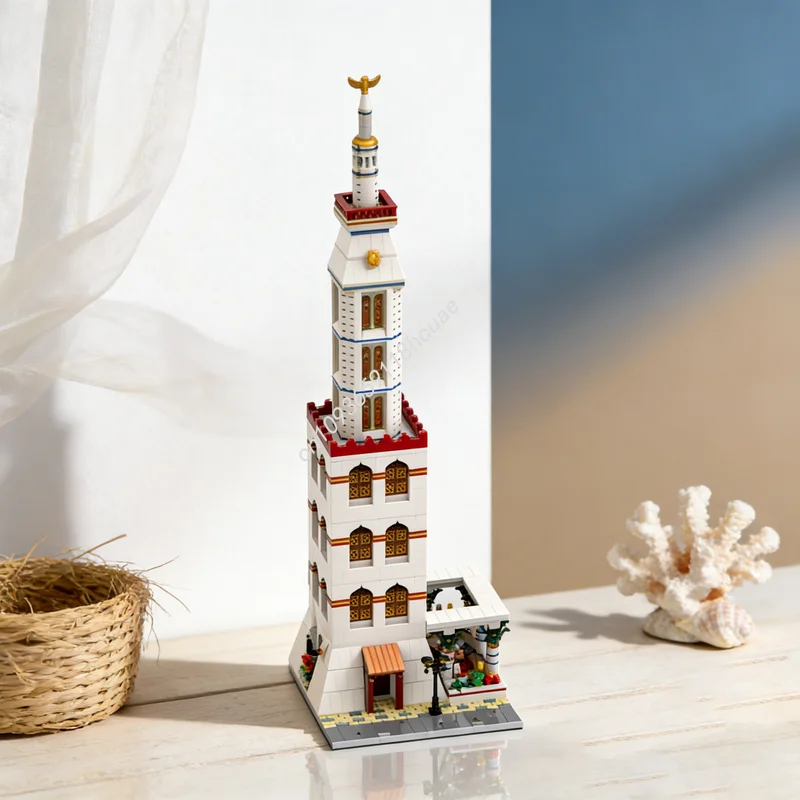 2270 قطعة من مكعبات البناء النموذجية لمشهد شارع فاروس نيفاريس، ألعاب مكعبات البناء، هدايا عيد الميلاد، أفكار إبداعية تعليمية