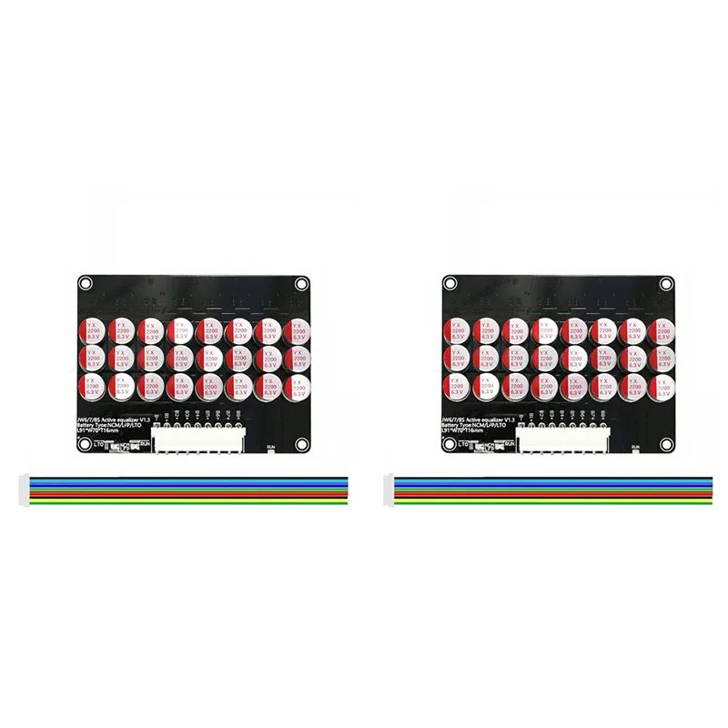 

【HOT ITEMS】2X Active Equalizer Balancer 5A 6-8S Lifepo4/LTO/Lipo Battery Energy Capacitor 6-8S NCM LFP LTO
