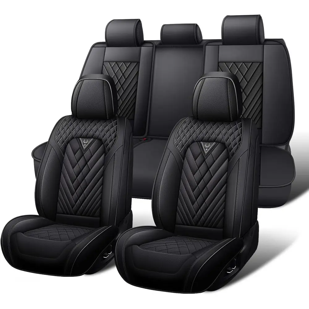 

Полный комплект чехлов для автомобильных сидений Chevrolet Colorado 2004-2026, водонепроницаемые чехлы из кожи наппа, полное покрытие сидений