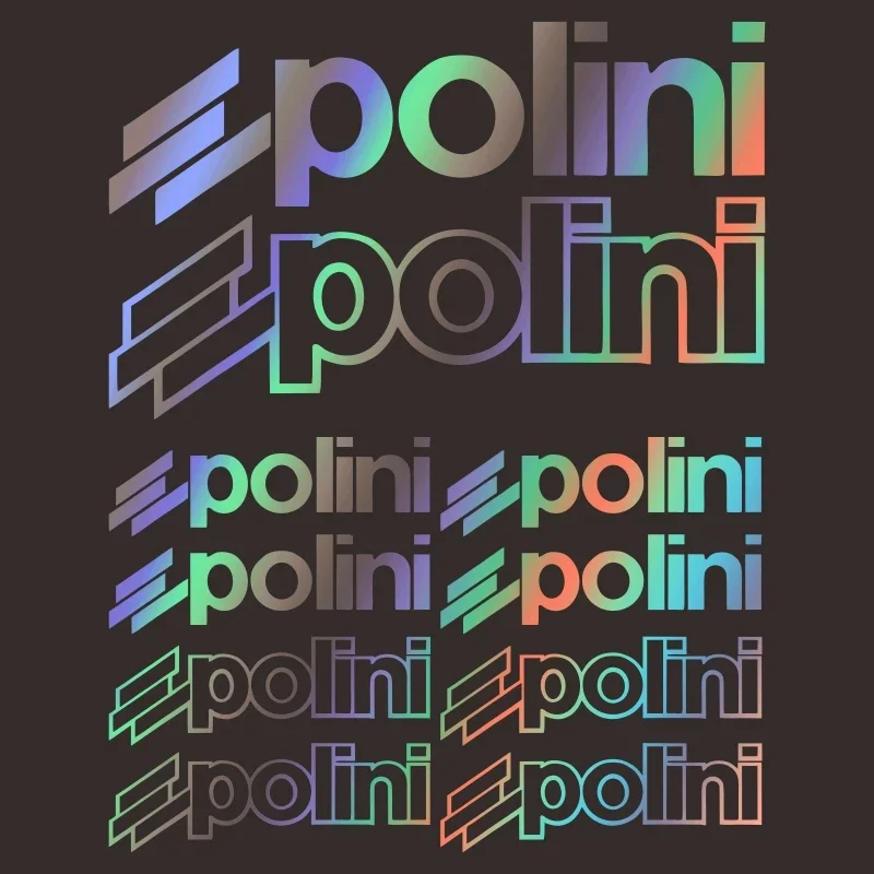 مجموعة ملصقات سيارة إبداعية مكونة من 10 قطع - متوافقة مع ملصقات الرسومات المقاومة للماء لسيارة Polini Motorcycle Car PVC #1