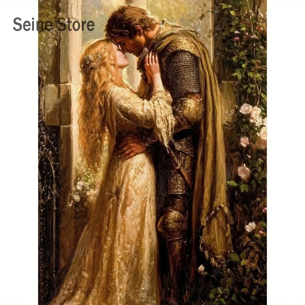 500 Pieces Jigsaw Puzzle Couple Princess Knight Assembling Picture Adults Anti Stress Puzzles Toys For Kids Games Xmas Gift