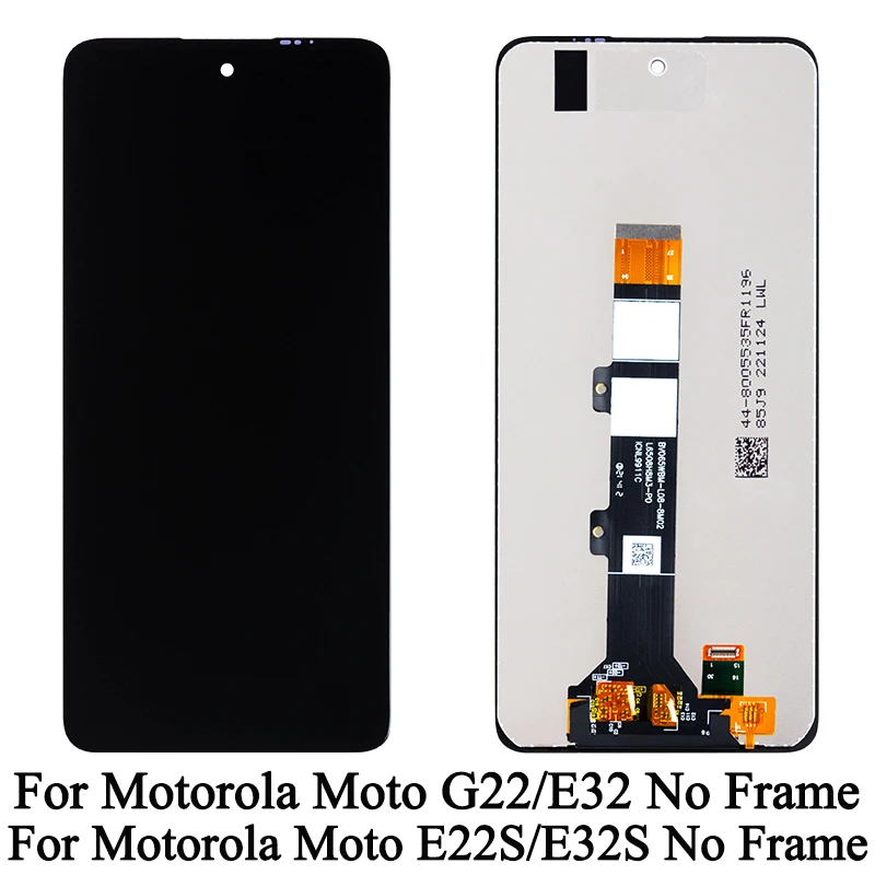 XT2231-2 100% Tested Premium Lcd For Motorola Moto G22 Display Moto E32 Touch Screen E22S Digitizer Panel Assembly for Moto E32S