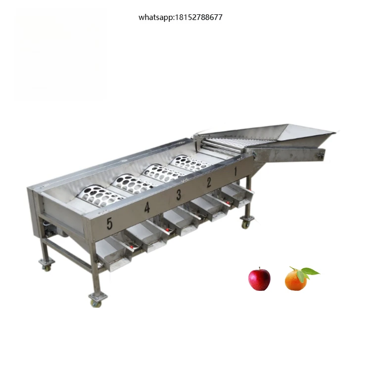 Orange Lemon Potato Tomato Grading Sorting Machine Fruits Grader Vegetable Sorter Machine