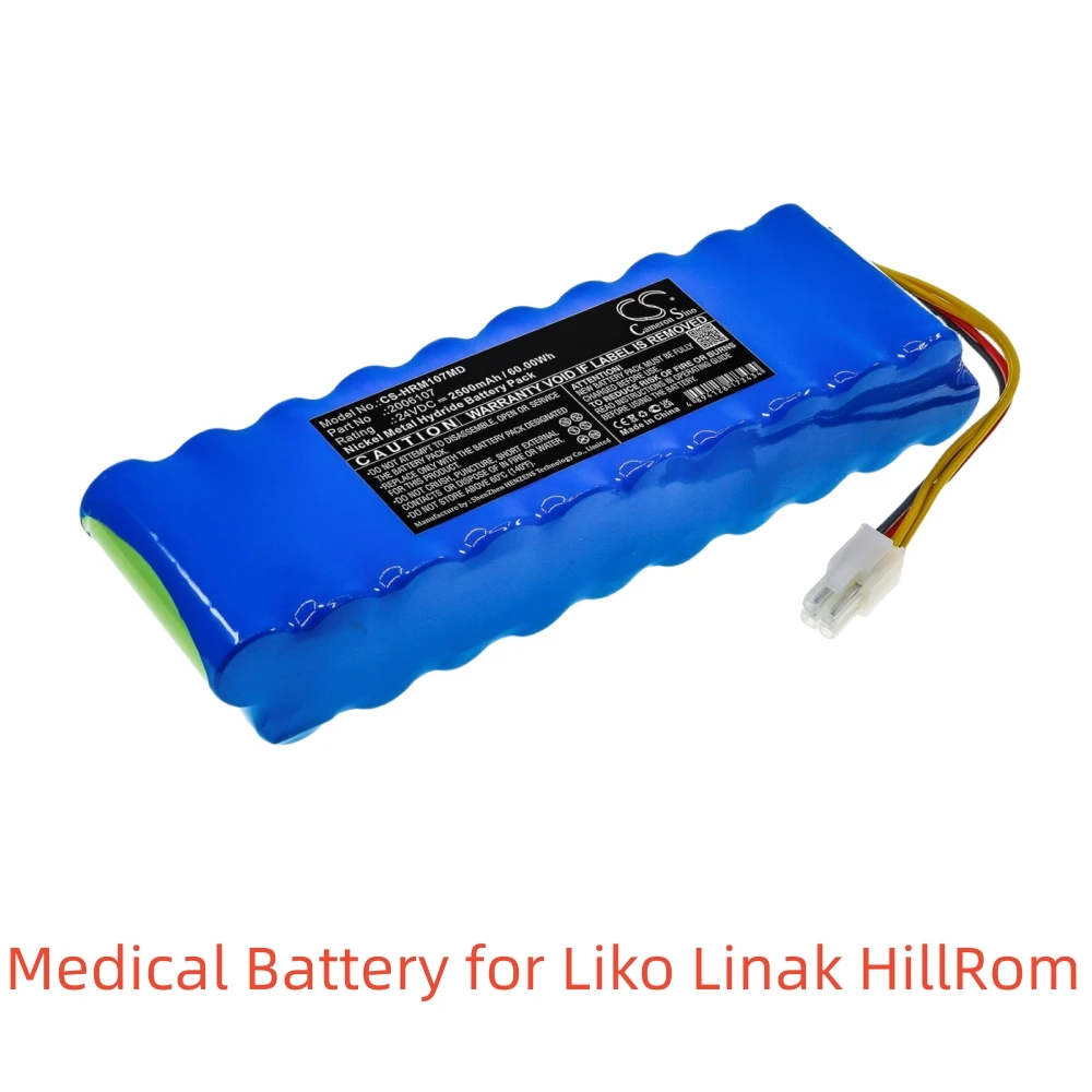 Ni-MH Medical Battery for Liko Linak HillRom,24V,2500mAh,Liko Viking M Golvo 8008 Portable Hoist Liko Leve Malade Viking